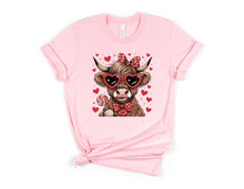 Load image into Gallery viewer, DTF0492 Highland cow valentine