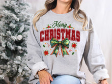 Load image into Gallery viewer, DTF0475 Merry Christmas Star Bow