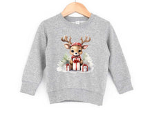 Load image into Gallery viewer, DTF0384 Watercolor Christmas Reindeer