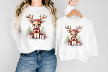 Load image into Gallery viewer, DTF0384 Watercolor Christmas Reindeer
