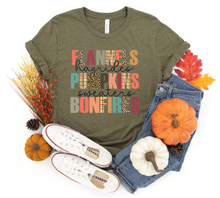 Load image into Gallery viewer, DTF0313- Flannels Pumpkins Bonfires
