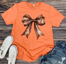 Load image into Gallery viewer, DTF0473 Football Bow