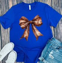 Load image into Gallery viewer, DTF0473 Football Bow