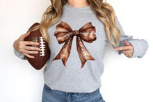 Load image into Gallery viewer, DTF0473 Football Bow