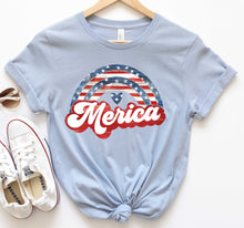 Load image into Gallery viewer, DTF0254- Merica Rainbow Retro