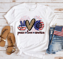 Load image into Gallery viewer, DTF0281- Peace Love America