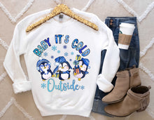 Load image into Gallery viewer, DTF0398 Baby It's Cold Outside Penguins