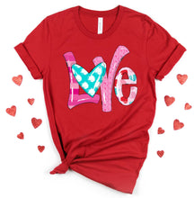 Load image into Gallery viewer, DTF0396 Love Pink Doodle