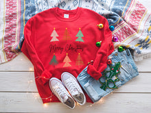 Load image into Gallery viewer, DTF0369 Merry Christmas Simplistic 6 Trees