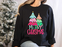Load image into Gallery viewer, DTF0380 Merry Christmas Foil Trees