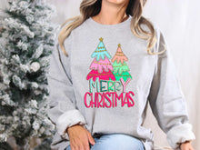 Load image into Gallery viewer, DTF0380 Merry Christmas Foil Trees