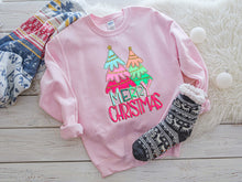 Load image into Gallery viewer, DTF0380 Merry Christmas Foil Trees