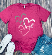 Load image into Gallery viewer, DTF0392 Faith Hope Love Hearts