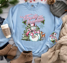 Load image into Gallery viewer, DTF0379 Frosty the Snowman W/ Sleeve Option