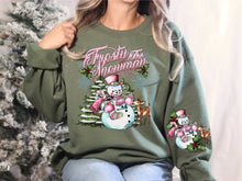 Load image into Gallery viewer, DTF0379 Frosty the Snowman W/ Sleeve Option