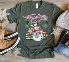 Load image into Gallery viewer, DTF0379 Frosty the Snowman W/ Sleeve Option