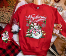 Load image into Gallery viewer, DTF0379 Frosty the Snowman W/ Sleeve Option