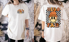 Load image into Gallery viewer, DTF0328 Hello Fall Retro Beanie Smile