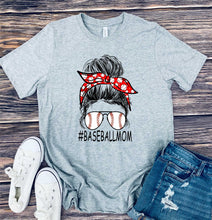 Load image into Gallery viewer, DTF0098- #baseballmom messy bun