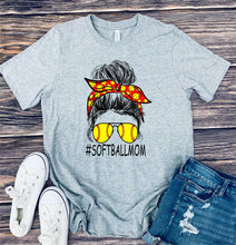 Load image into Gallery viewer, DTF0097- #softballmom messy bun