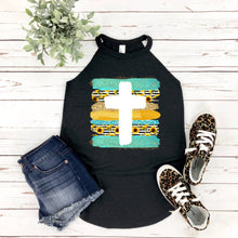 Load image into Gallery viewer, DTF0085- Brush Stroke Cross Sunflower