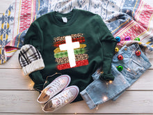 Load image into Gallery viewer, DTF0184 - Christmas Cross Paint Swatch