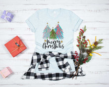Load image into Gallery viewer, DTF0185 - Merry Christmas Pastel Trees