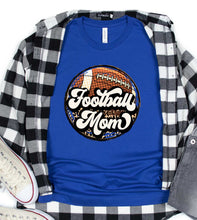 Load image into Gallery viewer, DTF0155- Football Mom Leopard Circle