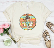 Load image into Gallery viewer, DTF0079- He Lives Leopard Cross Circle