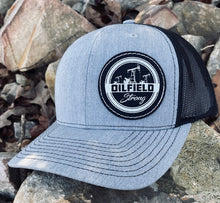 Load image into Gallery viewer, LHP0007 Oilfield Strong Leather Engraved Hat Patch 2.5"x2.5"