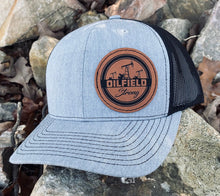 Load image into Gallery viewer, LHP0007 Oilfield Strong Leather Engraved Hat Patch 2.5"x2.5"