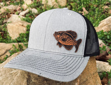 Load image into Gallery viewer, LHP0024 Crappie Fish Leather Engraved Hat Patch 2.5x1.5