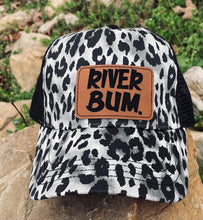 Load image into Gallery viewer, LHP0025 River Bum Leather Engraved Hat Patch 3x2