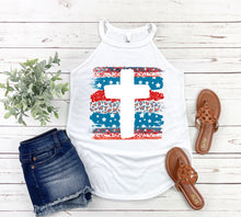 Load image into Gallery viewer, DTF0147- Patriotic Paint Swatch Cross