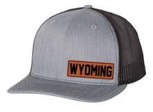 Load image into Gallery viewer, LHP0097 State Name Leatherette Hat Patch 2.75"x1"