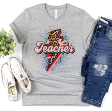 Load image into Gallery viewer, DTF0152- Teacher Retro Lightening Bolt