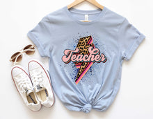 Load image into Gallery viewer, DTF0152- Teacher Retro Lightening Bolt