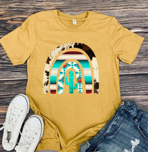Load image into Gallery viewer, DTF0012 - Western Cactus Rainbow