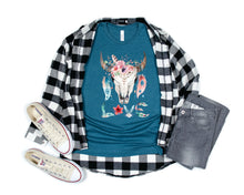 Load image into Gallery viewer, DTF0022-Boho Love Cattle Skull