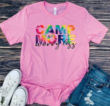 Load image into Gallery viewer, DTF0036- Camp More Worry Less Tiedye