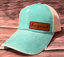 Load image into Gallery viewer, LHP0063 Dog mom 3x1 Leather Engraved Hat Patch