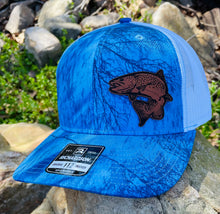 Load image into Gallery viewer, LHP0029 Trout Cut Out Leather Engraved Hat Patch 2.5x2.2