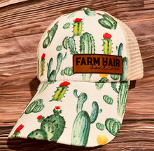 Load image into Gallery viewer, LHP0062 Farm Hair Don't Care 3x1 Leather Engraved Hat Patch
