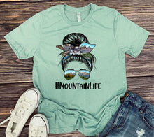 Load image into Gallery viewer, DTF0108 - Mountain Life Messy Bun