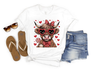 DTF0492 Highland cow valentine