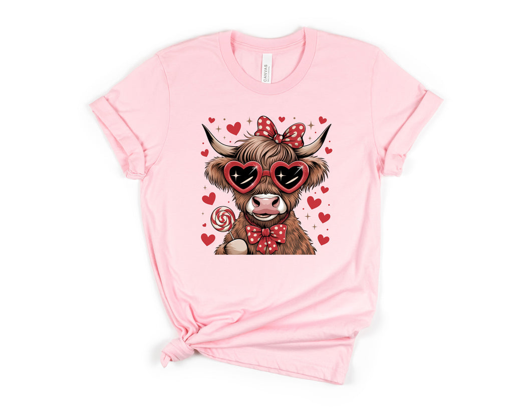 DTF0492 Highland cow valentine