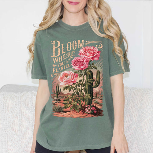 DTF0445 Bloom Where You Are Planted Cactus