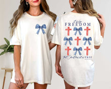 Load image into Gallery viewer, DTF0442 It is for Freedom that Christ has set us Free with pocket