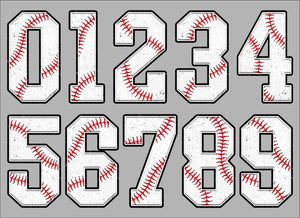 DTF0404 Baseball Numbers