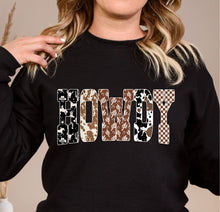 Load image into Gallery viewer, DTF0532 Howdy Cactus Cow Print
